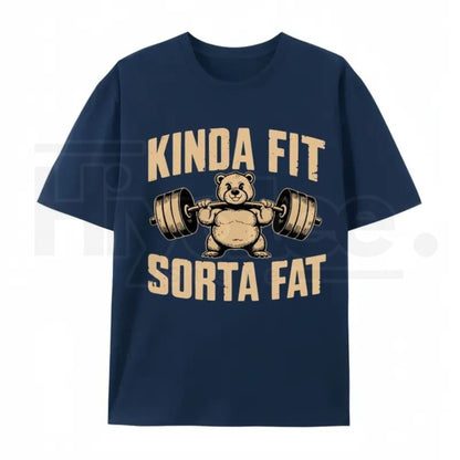 "Weightlifting Bear" – Funny Heavyweight Oversized Gym Graphic Top